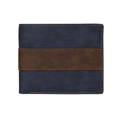 VFEDDDFVFEDDDF Wallet New Men's Frosted Wallet Leather Short Multi-card Slot Large Capacity Korean Fashion Youth Retro Men's Wallet(Hortel�)