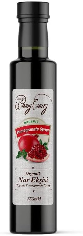 Organic Windy Valley Nar Ekşisi/ECOCERT Sertifikalı (350gr),%100 Saf (Şekersiz & Katkısız) - Sos Değil, Gerçek Nar Ekşisi - Görsel 1