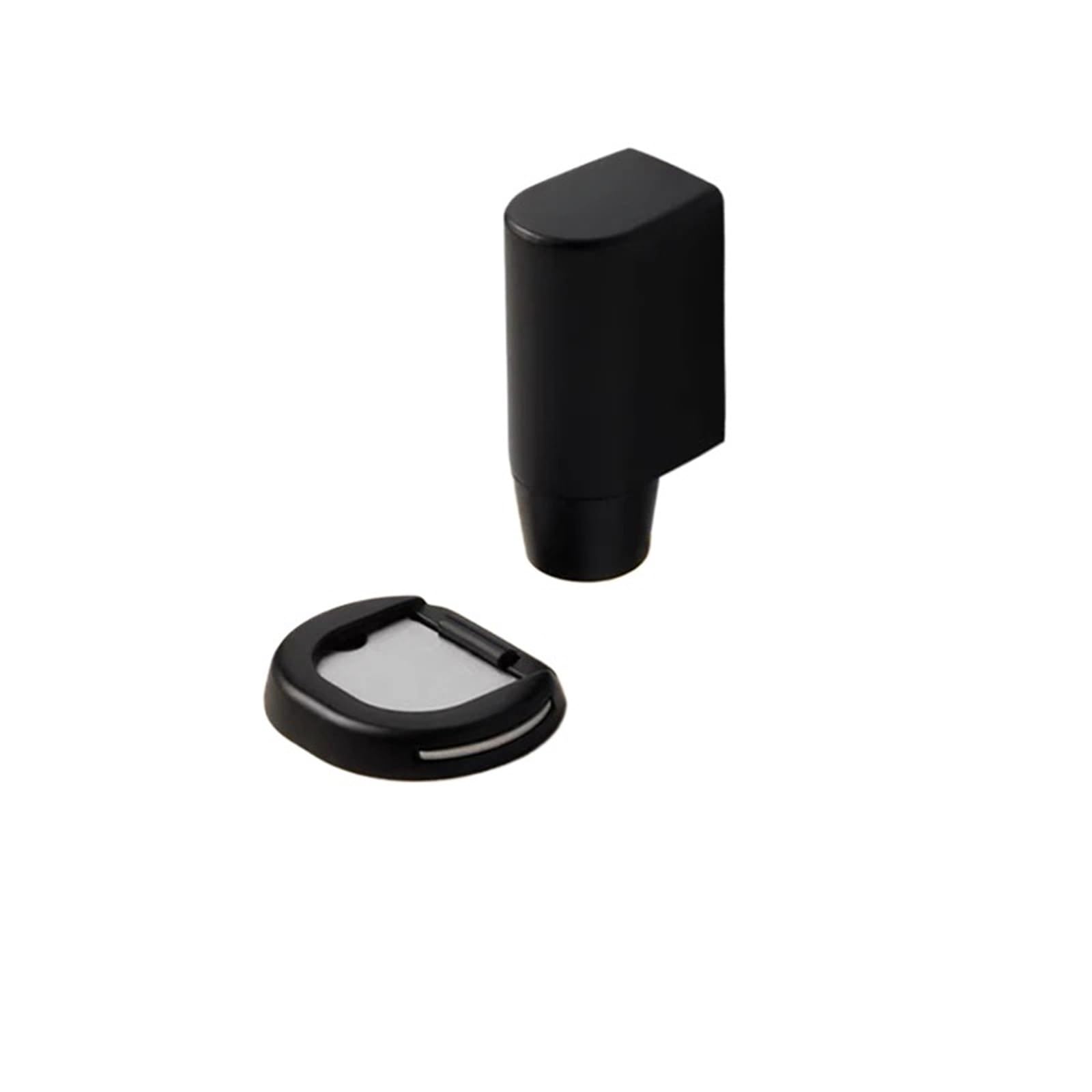 Kdhcvkz Matt Black 1Pcs Magnetic Door Suction No Punching Floor Suction Anti-Collision Door Stopper(Matt Black)