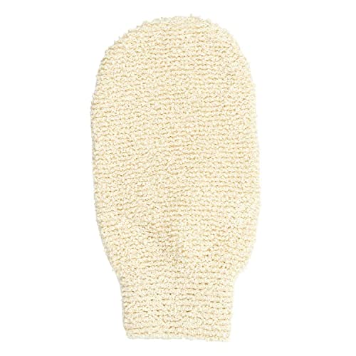COSMETIC CLUB - SC29518 - Guante Exfoliante de Yute, Hamman y Spa, exfoliación natural corporal facial Cover