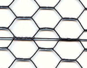 Nifty Grower Deer Fence Steel Hex Web Blk PVC Coated - 6' x 150'
