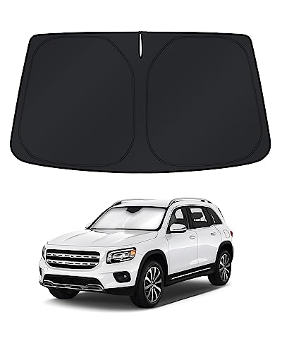KUST Windshield Sun Shade for Mercedes-Benz GLB 2020-2022 2023 2024 2025 2026 Window Accessories Sunshade Sun Visor Protector Foldable Block UV Rays