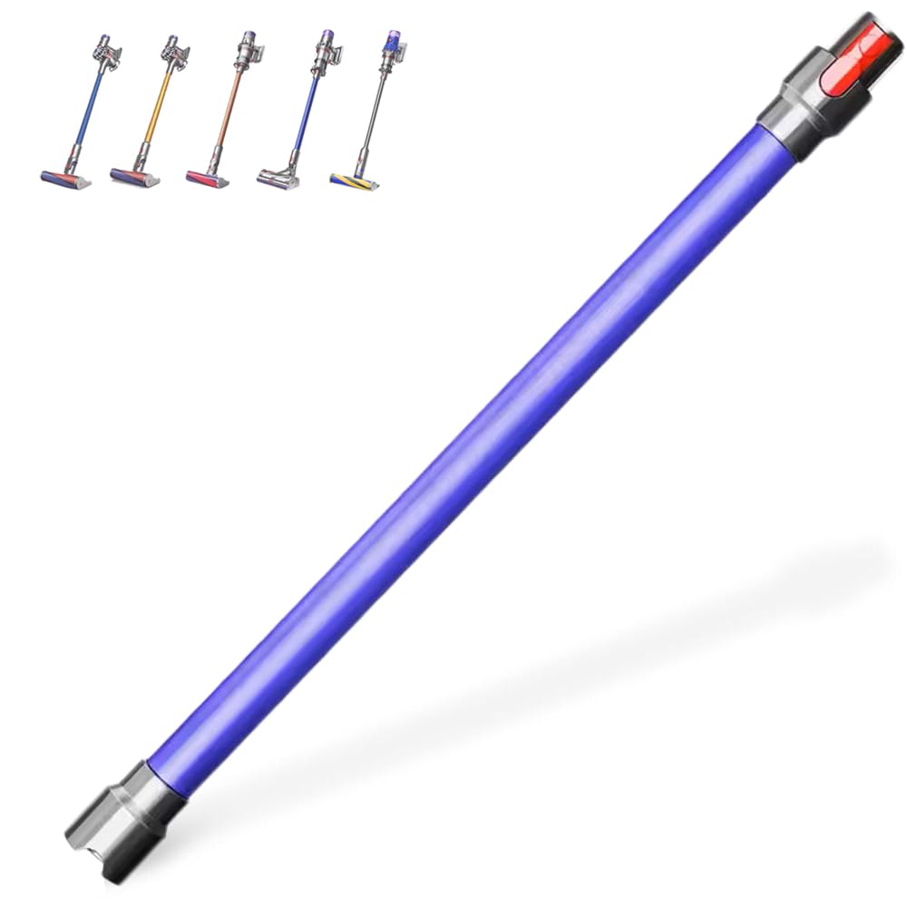 Tubo de extensión, accesorios de repuesto para aspiradora Dyson V15 V11 V10 V8 V7, accesorios de repuesto de varita de liberación rápida, 28.5 pulgadas (azul)
