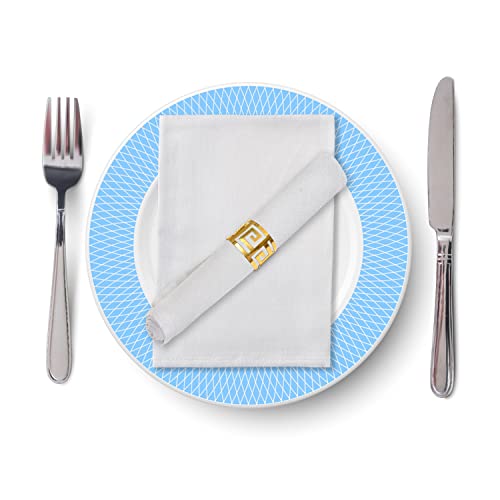 Generic White Linen Kitchen Cloth Napkins Set- Beverage Party , Durable Napkins, Perfect Table Napkins,Soft And Absorbed Like 18*24'' ,Napkins For Dinners, Parties & Wedding. 18 * 24' (0991Lin) #TOP1