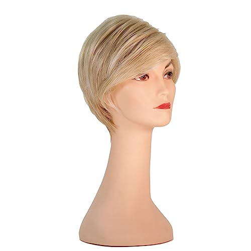 Tressallure Wigs Angled Pixie (Light Golden Blonde)