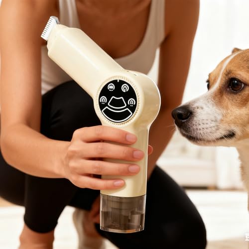 Tondeuse à poils d'animaux rechargeable et ponceuse à ongles LED pour un toilettage sans stress - 3