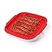 OXO 11185700 Cooker Good Grips Microwave Bacon Crisper, One Size, Red