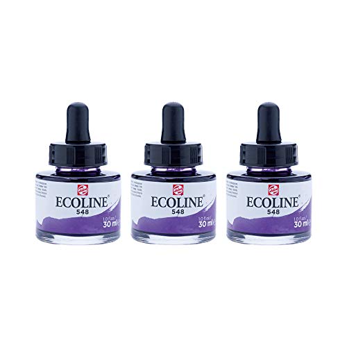 Ecoline Liquid Watercolor 30Ml Pipette Jar - Blue Violet (11255481)