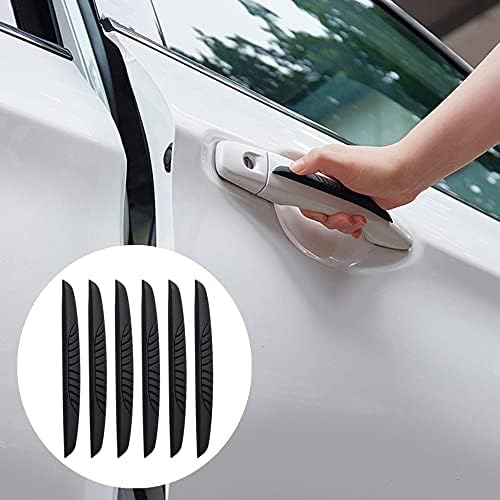 6 Pcs Car Door Edge Protector Car Door Protectors Bump Car Door Edge Protector Guards for All Car and Truck Doors (Black)