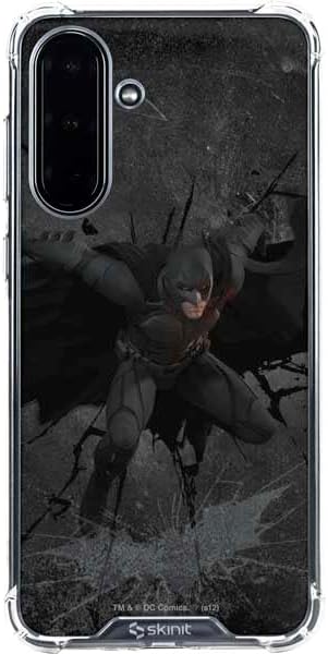 Skinit Clear Phone Case Compatible with Galaxy A36 5G - Officially Licensed DC Comics Batman Dark Knight Comic Art Action Pose Design