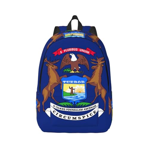 Sac à dos d'extérieur Michigan avec finitions soignées pour homme