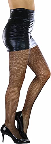 Image of ToBeInStyle Women's Sexy Vibrant Fine Classic Fishnet Full Footed Pantyhose