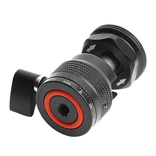 Balacoo 360 Degree Rotatable Phone Ring Light Camera Mount Ball Head Hot Shoe Adapter