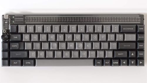 Kit clavier mécanique QMK Nibble noir 65% programmable 72 touches ANSI ISO Plus