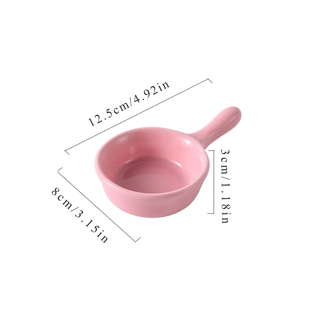 Soja Kleine Schalen Dip Gewürz Server Mini Sushi Snack Vorspeise Platten Set mit Griff