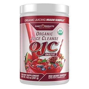 Certified Organic Juice Cleanse (OJC) – OJC Super Reds – 5 Grams Fiber, 10.5 oz (297 g)