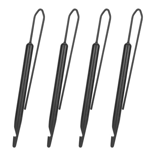 YiXjiuBP 4 ganchos de ganchillo para rastas, herramienta de entrelazado de doble extremo, herramientas de trenzado para peinados, pulseras y manualidades