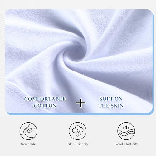 ZhongShuang 4er-Pack Mädchen Sport BH, Bauchfreie Tops, Sport-BH,Kinderunterwäsche, Nicht Gepolsterter Trainings-BH, Teenager, 8-14 Jahre(Schwarz Und Weiß)