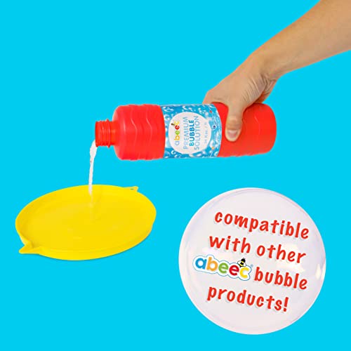 Abeec Premium Bubble Solution (2 Pack) - 1L Mixture with Wands for Kids, Giant Outdoor Bubbles Multipack Refill - Image 4