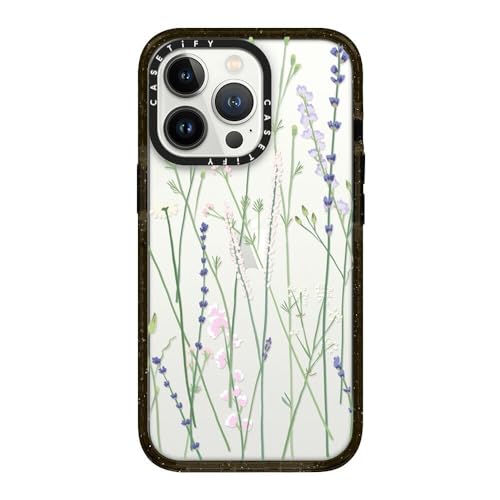 CASETiFY �C���p�N�g�P�[�X iPhone 13 Pro - Gigi Garden Florals - �N���A �u���b�N