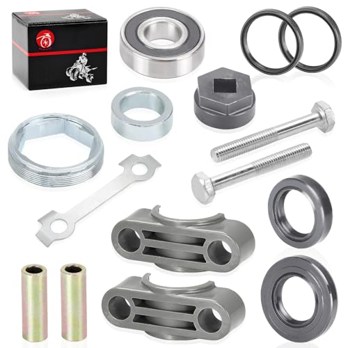 Image of Steering Stem Bushing Bolt Bearing Seal Holder Nut & Removal Tool Kit For YAMAHA Banshee Big Bear Bruin Grizzly Kodiak Warrior Raptor Wolverine 350 400 450 600 660 700 YFZ450 YFB250 Timberwolf 250