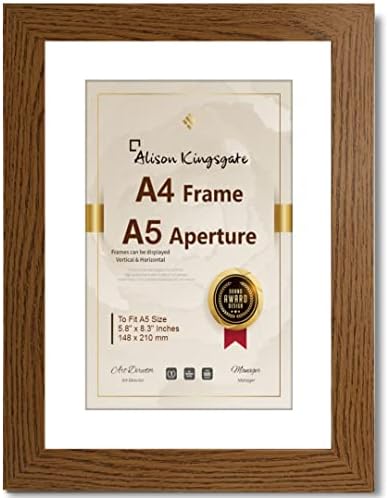 Modern Black 12x10 Photo Frame With Mount Photo Frame for Image Size 10 x 8 Inches, With Clear Perspex Sheet, to Hang Portrait or Landscape (12x10 For 10x8 Image Size, Black)