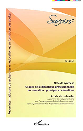 Usages de la didactique professionnelle en formation : principes et évolutions