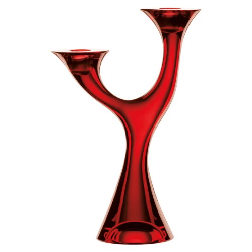 Preisvergleich Produktbild Nachtmann Leuchter 2-armig Christmas rot 0073549-0