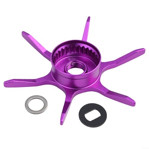 Pomo de arrastre de aleación de seis puntos para Abu Garcia Max Series B3 B4 P3 P4 P5 Carrete de gotas de agua, pieza de actualización de freno de estrella, negro, rojo, oro, morado, azul, verde