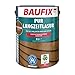 Produktbild BAUFIX PUR Langzeitlasur nussbaum, seidenmatt, 5 Liter, Holzlasur, für innen & außen, besonders haltbar, für alle Holzarten, witterungsbeständig