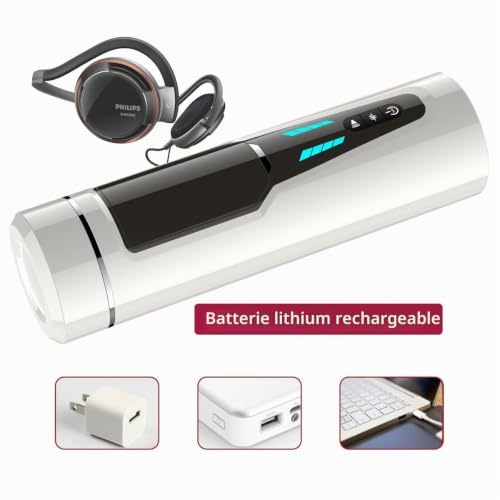 WZJBGY M-Asturbateur Masculin Automatique 13 Rotation Modes Masturbateur Mains Libre Bouche Suceuse Jouet Sexuel Pour Homme,Vagina Pussy Massager Relaxation Coupe, T-Shirt – vue 4