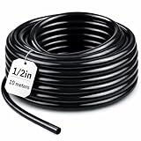 Tesmotor Micro Drip Irrigation Tube, I.D 13mm/O.D 16mm Garde Watering Tube Line for DIY Automatic Irrigation System, Flexible Durable & UV-Proof Irrigation Pipe