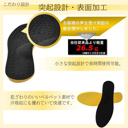 eziu O型脚 傾斜付き 美脚 インソール 中敷き 男女兼用 の商品画像 4