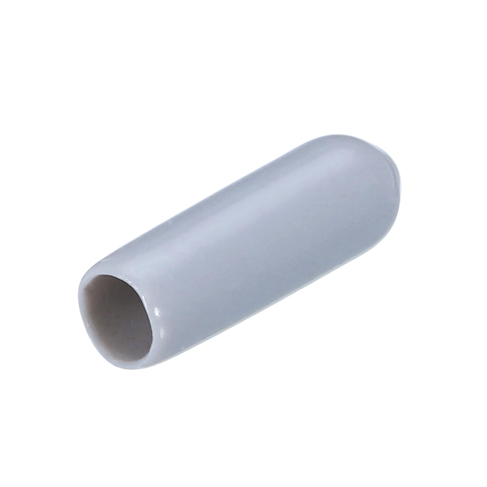 sourcing map 20pcs Rubber End Caps 4mm ID Vinyl PVC Round Tube Bolt Cap Cover Screw Thread Protectors Grey — image 1