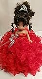 Kinnex Collections by Amanda 17' Precious Moment Quinceanera Vinyl Doll (Quince Anos)~ Red~ ARC8421-14R