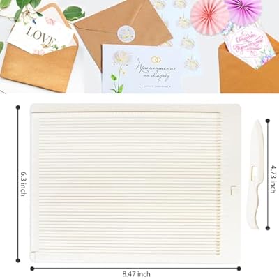 Scoring Board, Envelope Maker, Envelope Punch Board, Scoring Tool, Small Score Board for Paper Crafts, Multi-Purpose Scoring Board for Card Making, Mini Envelope Making and Gift Box Making