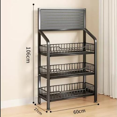 Présentoir à collations pour magasin et étagère de supermarché noire - 3