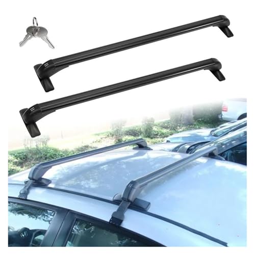 Barras techo coche bloqueables antirrobo de 105 cm para llevar equipaje 2