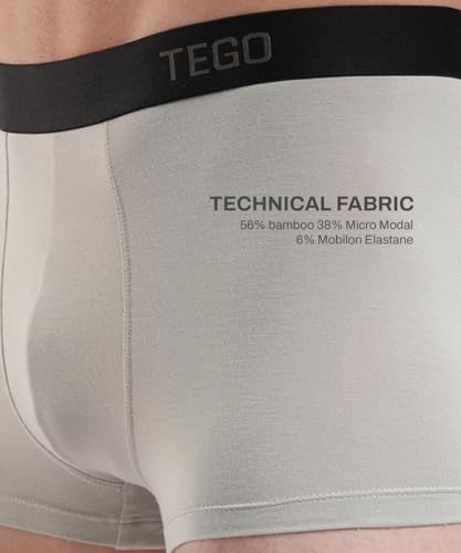 Image of TEGO Daily 247 Boxer Brief for Men - Bamboo Modal Underwear for All-Day Comfort, Breathable & Moisture-Wicking