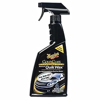Meguiar's G7716 Gold Class Carnauba Quik Wax, Special Blend for Richness and Shine, Clear Coat Safe Meguiar's Quik Wax, Spray That Leaves Lasting Results Without Residue, 16 Oz
