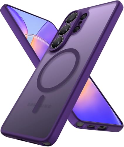CasyKasy or Samsung Galaxy S26-Ultra-Case Purple:[ Full Camera Protection] S 26 S26Ultra Phone for Magsafe Cover Funda para Magnetic Magnet 26Ultra Slim Thin Women Men Military Grade Protective