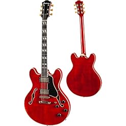 Eastman Thinline T59/V Antique Red · Guitare électrique - Les Beatles, Paul McCartney, John Lennon, RIngo Starr, George Harrison