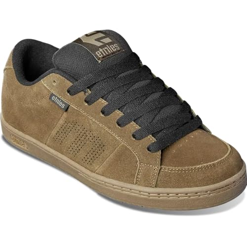 etnies Men's Kingpin Skate Shoe, Brown/Warm Grey/Gum, 114