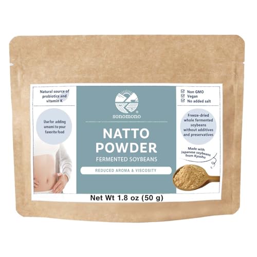 Image of Discontinued (New Version Available) Japanese Natto Fermented Soybean Powder, Mild Flavor - Made in Japan, 50g (1.8 oz) sonomono