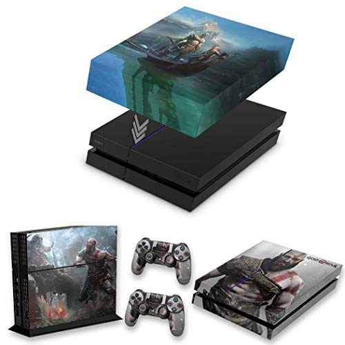 Capa Anti Poeira e Skin para PS4 Fat - God Of War #B