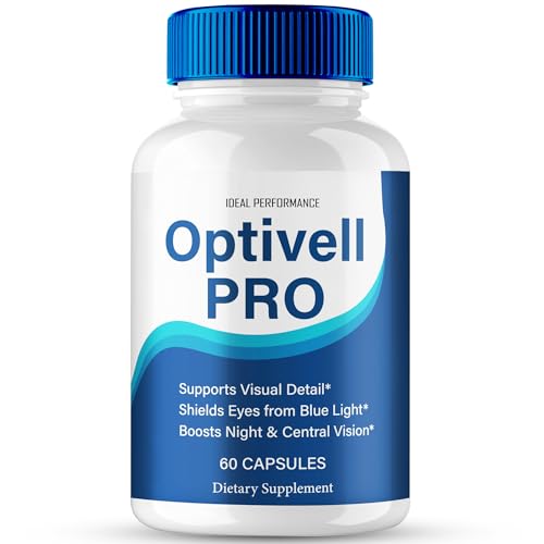 Optivell Eye Capsules, Optivell Pills Supplement - Maximum Strength, All Natural Visual Wellness and Crystal Clear View, Advanced Formula Optivell Vision Support Reviews (60 Capsules)