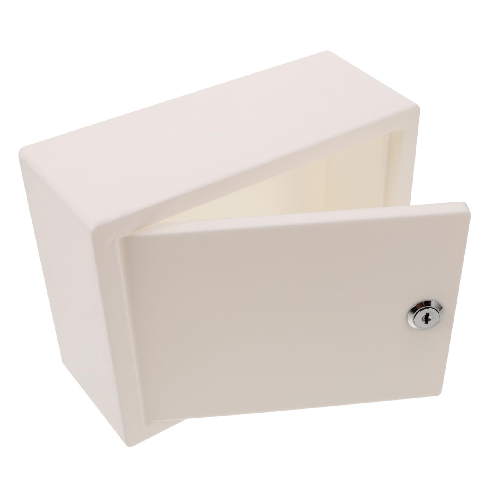 Boîte de rangement plastique à clé pour sécuriser documents et bijoux cachés