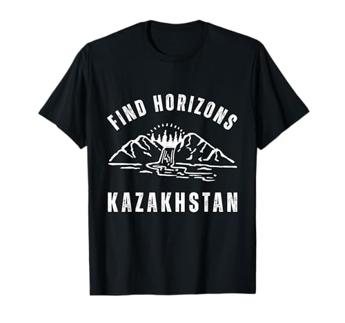 Find Horizons Travel Kazakhstan Vacation Outdoors T-Shirt
