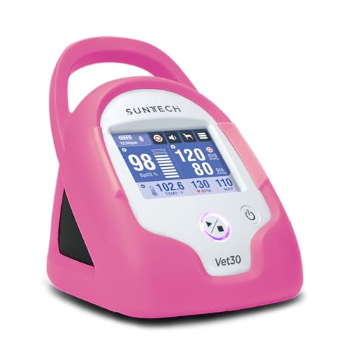 SunTech Vet30 Veterinary Continuous Vital Signs Monitor (Flamingo Pink)