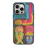 CASETiFY Impact iPhone 15 Pro Max Case [4X Military Grade Drop Tested / 8.2ft Drop Protection/Compatible with Magsafe] - Eaten by Fish - Classic Blue